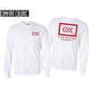 Theta Chi Flag Long Sleeve T-Shirt(White)