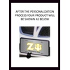 Zeta Psi Lettered License Cover