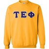 Greekgear Tau Epsilon Phi Lettered Crewneck(Athletic Gold)