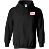 Greekgear Theta Chi Flag Patch Hooded Sweatshirt(Black)