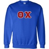 Greekgear Theta Chi Lettered Crewneck(Royal Blue)
