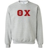 Greekgear Theta Chi Lettered Crewneck(Sports Grey)