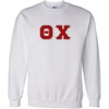 Greekgear Theta Chi Lettered Crewneck(White)
