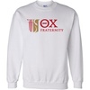 Greekgear Theta Chi Logo Crewneck Sweatshirt(Light Grey)