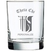 Greekgear Theta Chi Old Style Glass Transparent