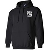 Greekgear Theta Chi Social Hooded Sweatshirt(Black)