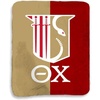 Greekgear Theta Chi Two Tone Sherpa Lap Blanket