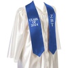 Greekgear Zeta Beta Tau Embroidered Graduation Sash Stole