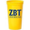 Greekgear Zeta Beta Tau ZBT Big Classic Line Stadium Cup Set of 4