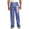 Greekgear Zeta Beta Tau ZBT Flannel Plaid Pant – PJ’s(Royal Blue)