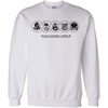 Greekgear Zeta Beta Tau ZBT Logo Crewneck Sweatshirt(Light Grey)