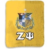 Greekgear Zeta Psi Two Tone Sherpa Lap Blanket