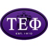 Tau Epsilon Phi Color Oval Decal