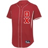 Theta Chi Lettered Baseball Jersey(Scarlet/White)