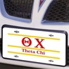 Theta Chi Lettered Lines License Cover