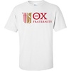 Theta Chi Logo Short Sleeve Tee(White)