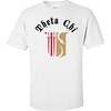 Theta Chi Vintage Crest T-Shirt(White)