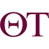 Theta Tau Greek Letter Window Sticker Decal Maroon Imprint(Maroon)
