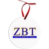 Zeta Beta Tau Classic Circle Ornaments