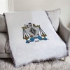 Zeta Beta Tau ZBT Full Color Crest Afghan Blanket Throw