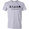 Zeta Beta Tau ZBT Logo Short Sleeve Tee(Sports Grey)
