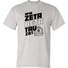 Zeta Beta Tau ZBT Upstanding Tee(Sports Grey)