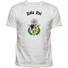 Zeta Psi Vintage Crest T-Shirt(White)
