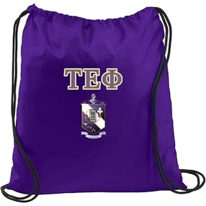 Greekgear Tau Epsilon Phi Crest Shield Cinch Sack