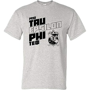 Greekgear Tau Epsilon Phi Upstanding Tee(Sports Grey)