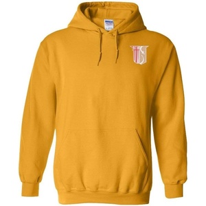 Greekgear Theta Chi Crest – Shield Emblem Hooded Sweatshirt(Athletic Gold)
