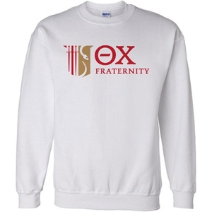 Greekgear Theta Chi Logo Crewneck Sweatshirt(Light Grey)