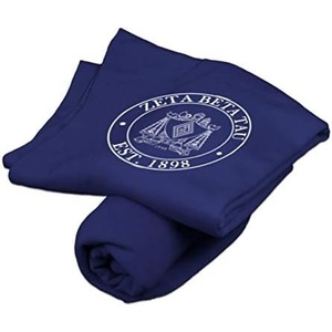 Greekgear Zeta Beta Tau Sweatshirt Blanket
