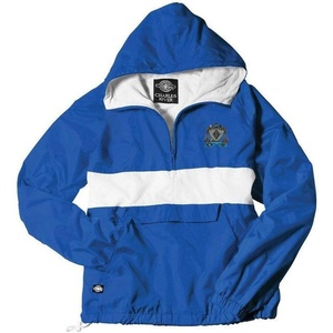 Greekgear Zeta Beta Tau ZBT Anorak(Royal Blue/White)
