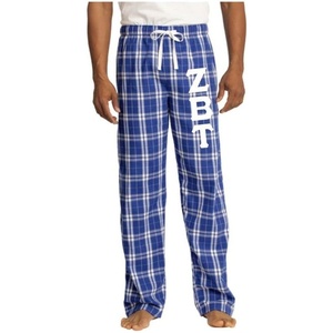 Greekgear Zeta Beta Tau ZBT Flannel Plaid Pant – PJ’s(Royal Blue)