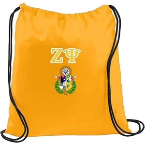Greekgear Zeta Psi Crest Shield Cinch Sack