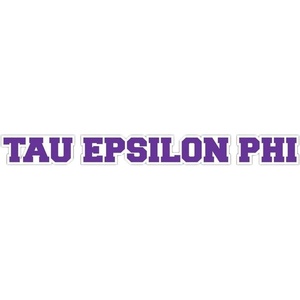 Tau Epsilon Phi Long Window Sticker