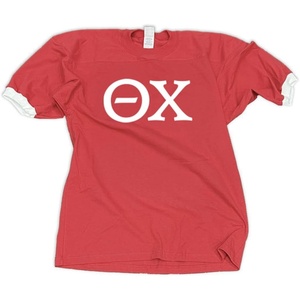 Theta Chi Classic Lettered Jersey(Red)