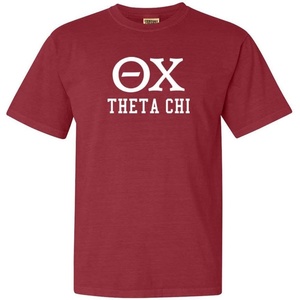 Theta Chi Greek Heavyweight T-Shirt(Berry)