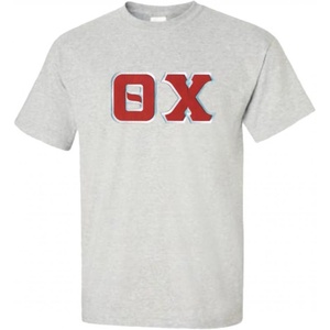 Theta Chi Lettered T-Shirt(Ice Grey)