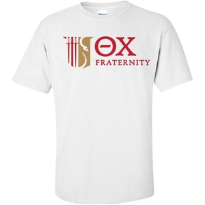 Theta Chi Logo Short Sleeve Tee(White)