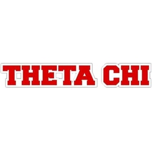 Theta Chi Long Window Sticker