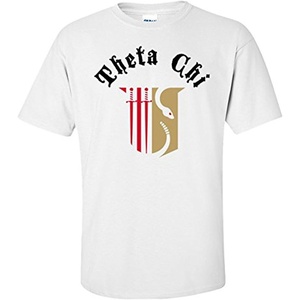 Theta Chi Vintage Crest T-Shirt(White)