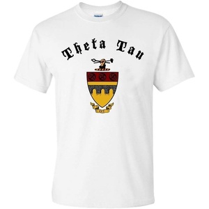 Theta Tau Vintage Crest T-Shirt(White)
