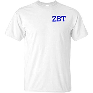 Zeta Beta Tau ZBT Flag T-Shirt(White)