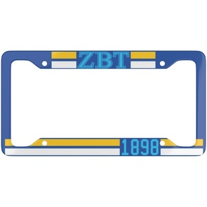 Zeta Beta Tau ZBT Year License Plate Frames