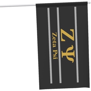 Zeta Psi Greek Letter Flag