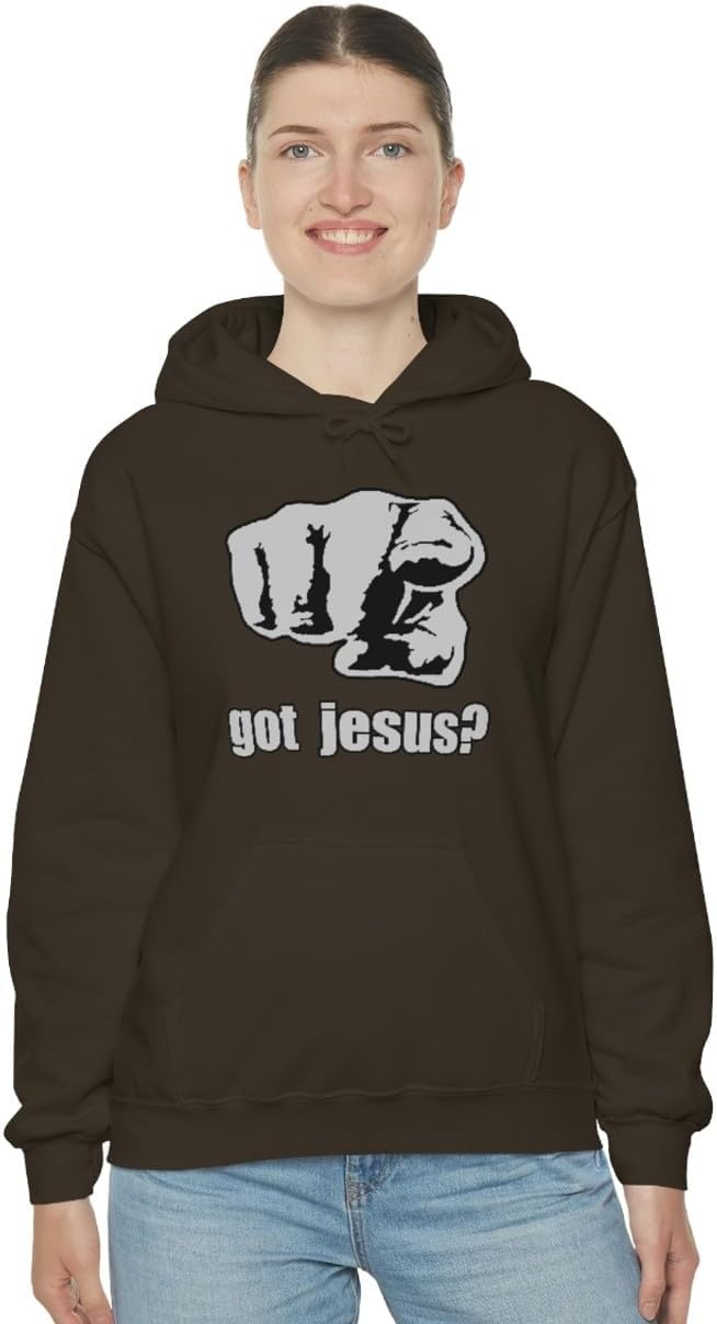 image:imageGot Jesus Christian Hoodie SweatshirtDark Chocolate