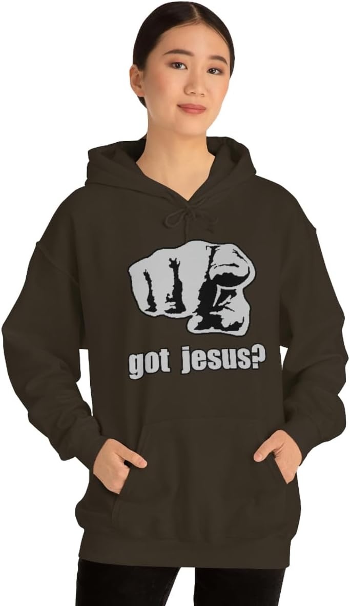 image:imageGot Jesus Christian Hoodie SweatshirtDark Chocolate