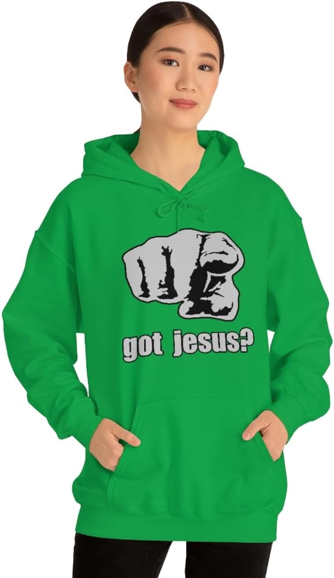 image:imageGot Jesus Christian Hoodie SweatshirtIrish Green