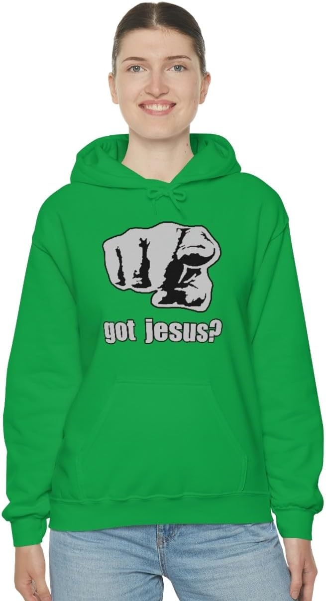 image:imageGot Jesus Christian Hoodie SweatshirtIrish Green